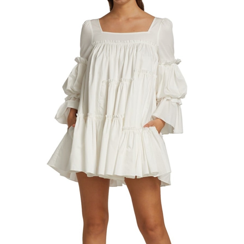 Aje
L'espirit Ruffle Trim Mini Dress